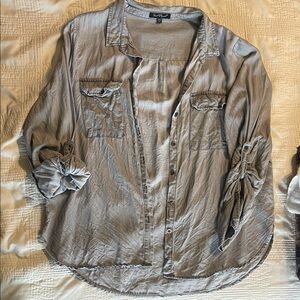 Velvet Heart Light Gray Shirt